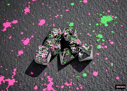 Brush 7-Die Set Polyhedral Paintball/Green (CHX24414)