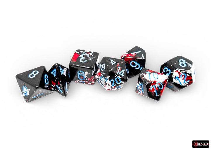 Brush 7-Die Set Polyhedral Dark Side/blue (CHX24408)