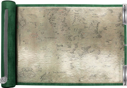 Ultra Pro Dice Scroll D&D Artifacts Across Eternities: Drizzt & the Forgotten Realms Premium Map