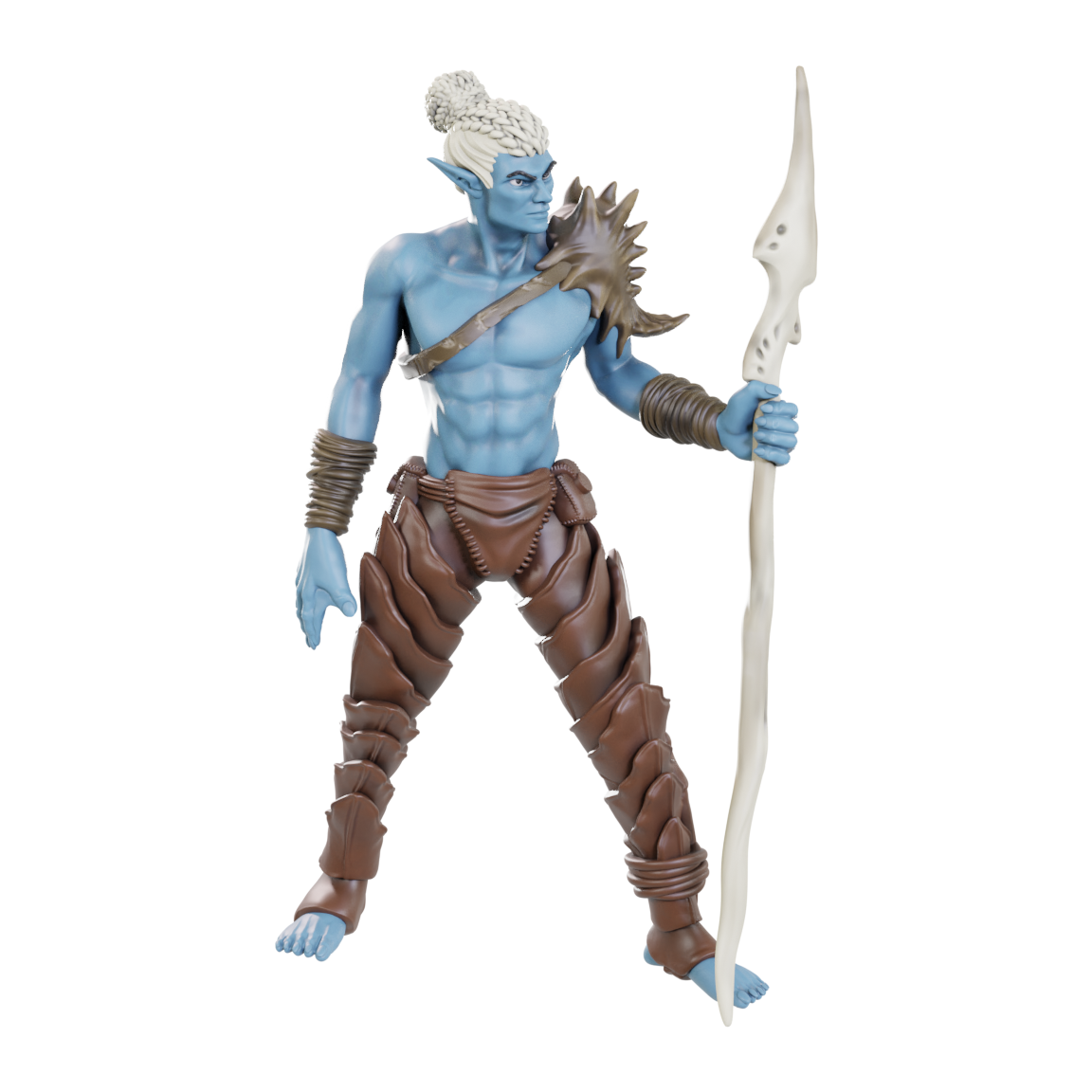 D&D Unpainted Minis WV23 Sea Elf Leader