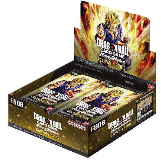 Dragon Ball Super CG Fusion World FB-08 Saiyan's Pride Booster Box (EN)