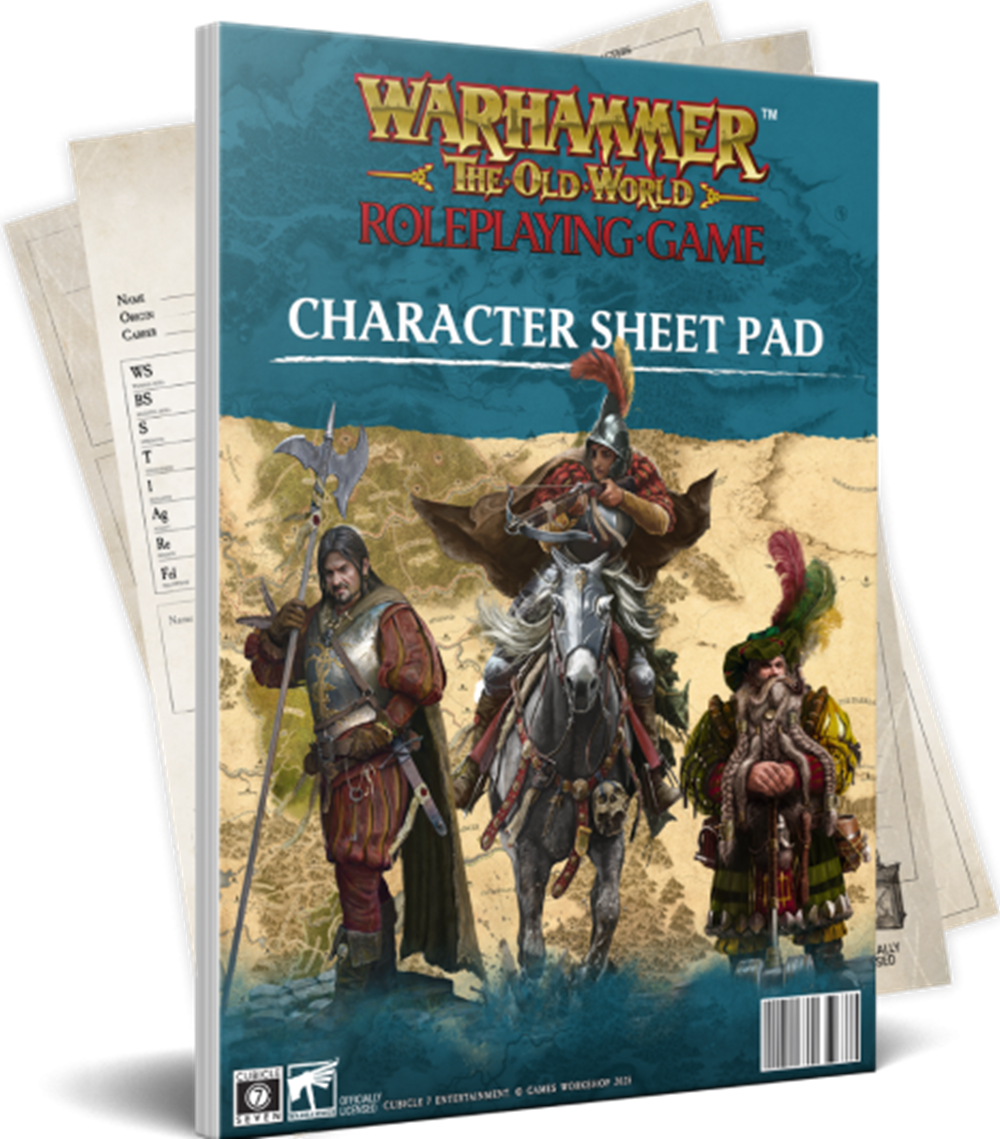 Warhammer RPG The Old World Character Sheets
