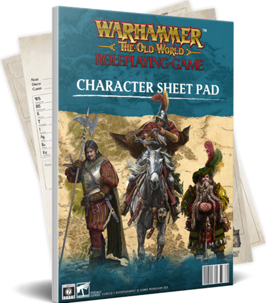 Warhammer RPG The Old World Character Sheets