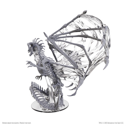 D&D Unpainted Minis Black Dracolich Boxed Mini