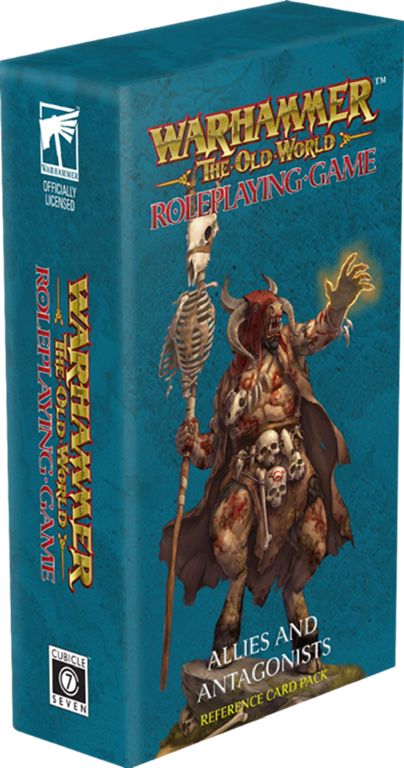 Warhammer RPG The Old World Allies and Antagonists Deck