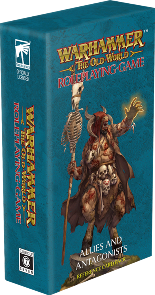 Warhammer RPG The Old World Allies and Antagonists Deck