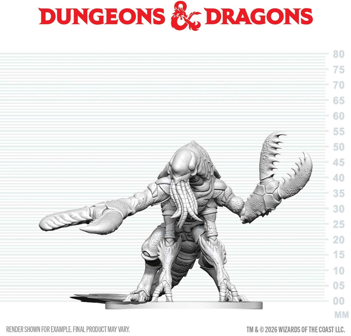 D&D Unpainted Minis Wv29 Chuul