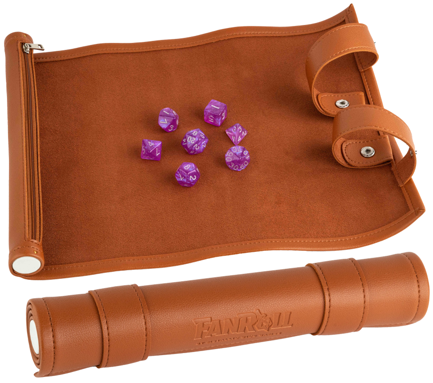 Dice Rolling Scroll Leather