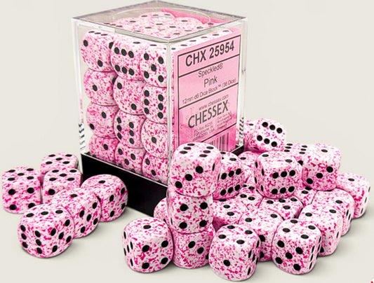 Speckled 36d6 Pink 12mm