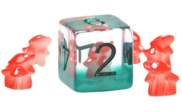 Sirius Dice Power Mushroom 7-Die Set