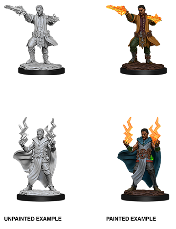 D&D Unpainted Minis WV12 Male Human Sorcerer
