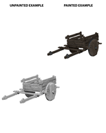 Wizkids Unpainted Minis Wv4 Two Wheel Cart