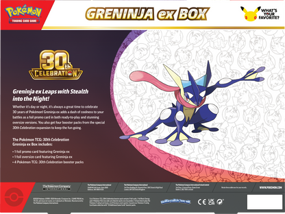 Pokemon 30th Celebration Greninja Ex Box (EN)