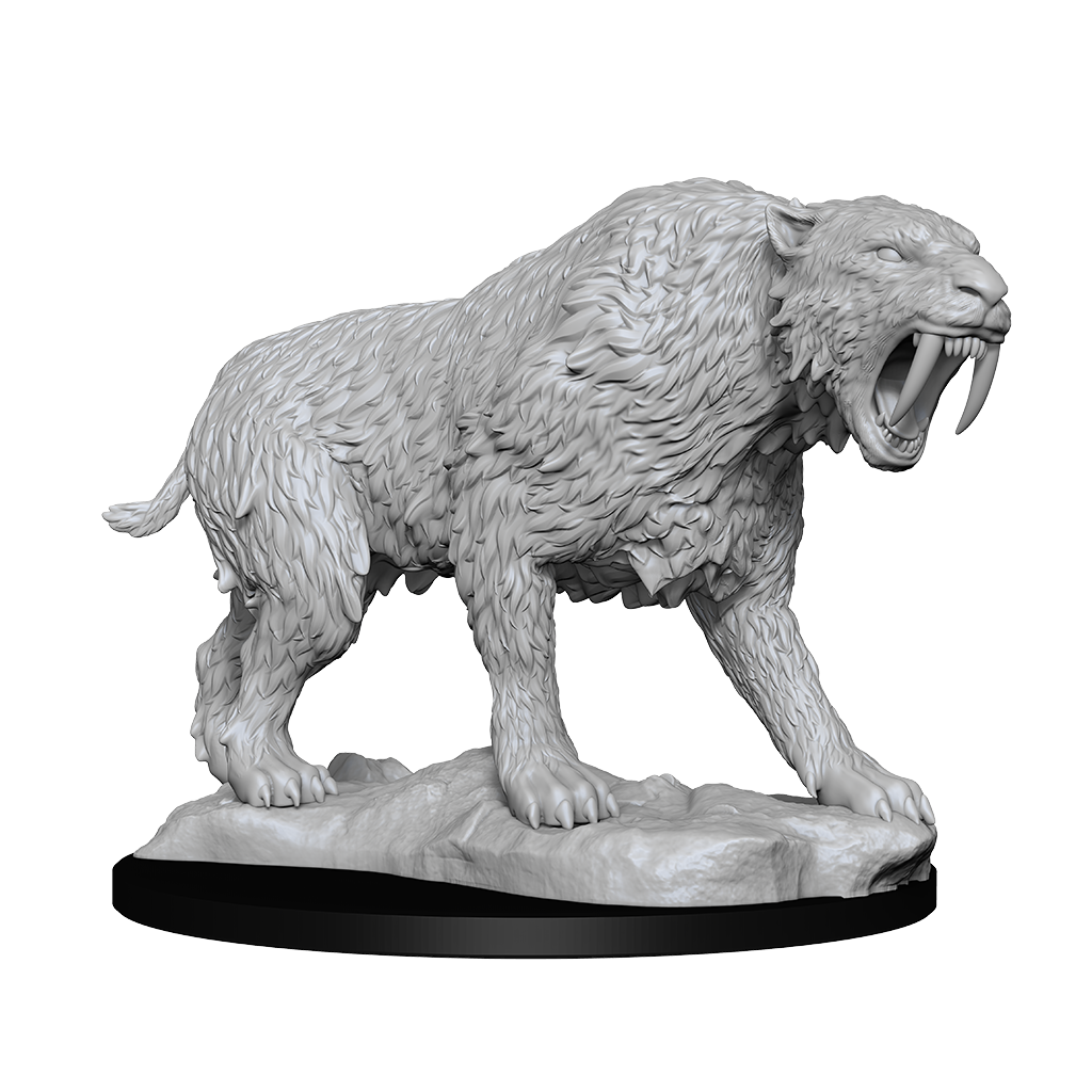 Wizkids Unpainted Minis Wv14 Saber-toothed Tiger
