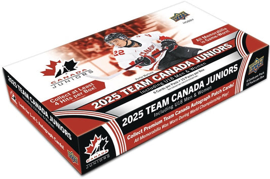 UPPER DECK TEAM CANADA JUNIORS HOCKEY 2025