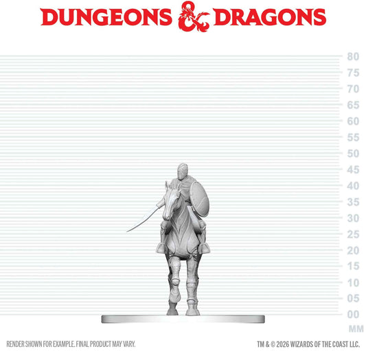 D&D Unpainted Minis Wv29 Nimblewright Steed With Rider