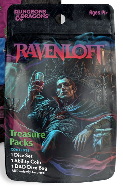 D&D Mists Of Ravenloft Treasure Pack Dices