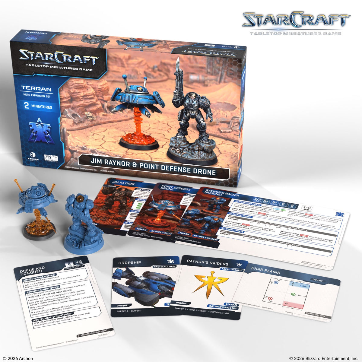 Starcraft Terran Jim Raynor And Point Defense Drone