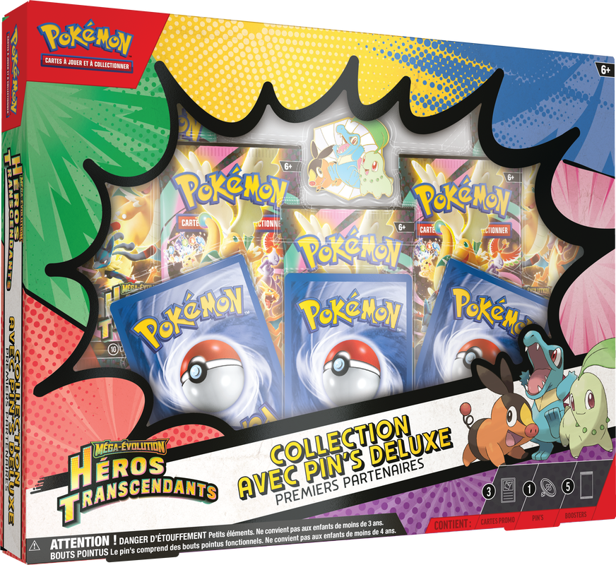 Pokemon TCG ME2.5 Ascended Heroes First Partners Deluxe Pin Collection (FR)