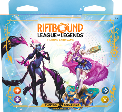 Riftbound League Of Legends TCG Radiance Showdown Deck Evelynn Vs Seraphine (EN)