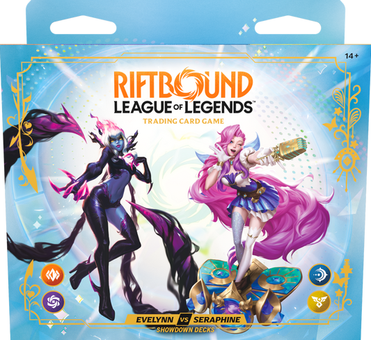 Riftbound League Of Legends TCG Radiance Showdown Deck Evelynn Vs Seraphine (EN)