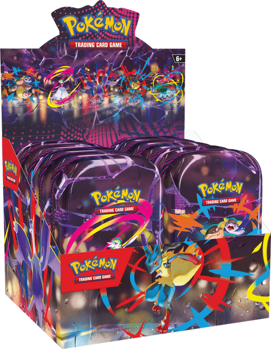 Pokemon TCG Mega Heroes Mini Tin 10CT Display (EN) (PRE ORDER)