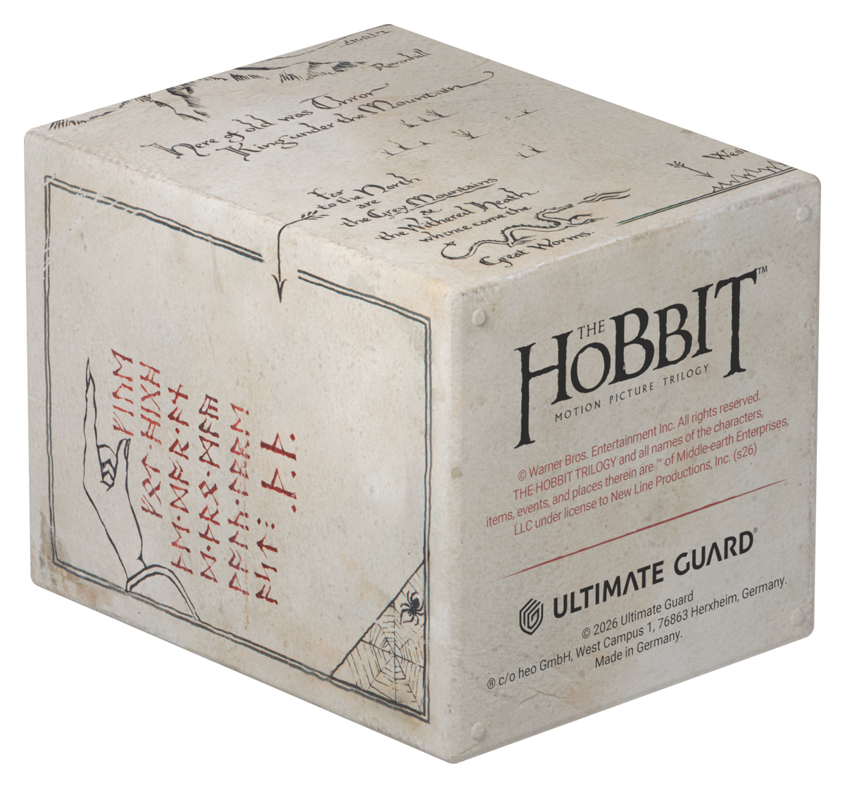 Ultimate Guard RTE Deck Case Boulder 100+ The Hobbit - ThrÓr’s Map