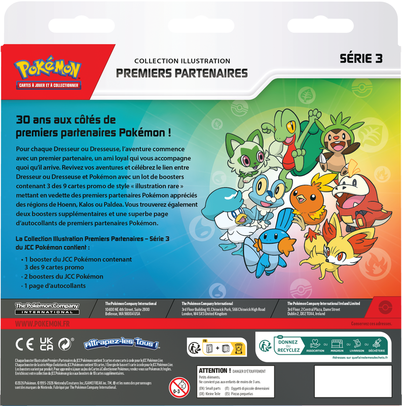 Pokemon First Partner Illustration Collection Series 3 (FR)