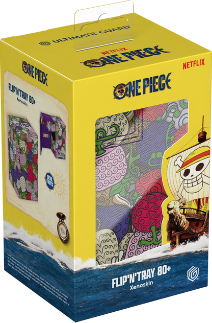 Ultimate Guard Flip N Tray Deck Case Xenoskin 80+ One Piece - Devil Fruits Pattern