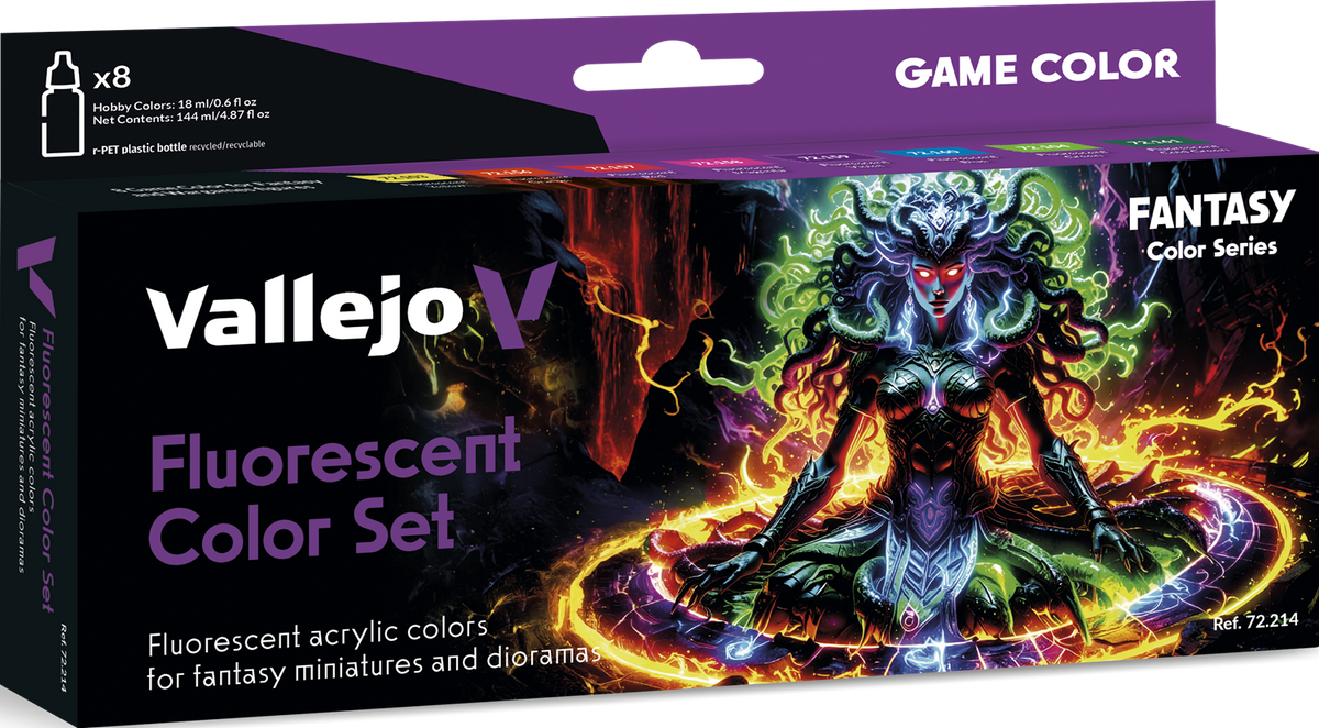 Vallejo: Game Color Fluorescent Color Set