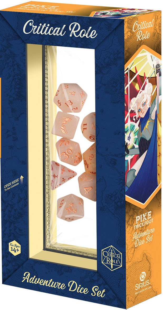 Vox Machina Adventure Dice - Pike Trickfoot