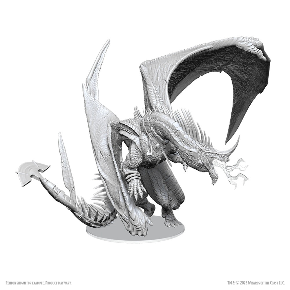 D&D Unpainted Minis Ancient Blue Dragon