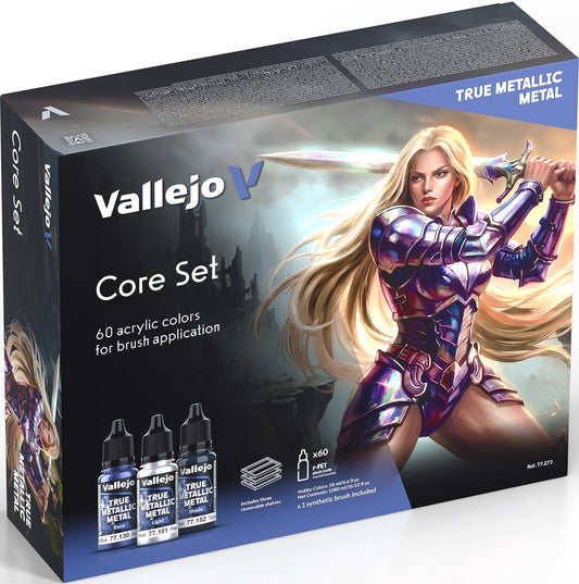 Vallejo: True Metallic Metal Core Set