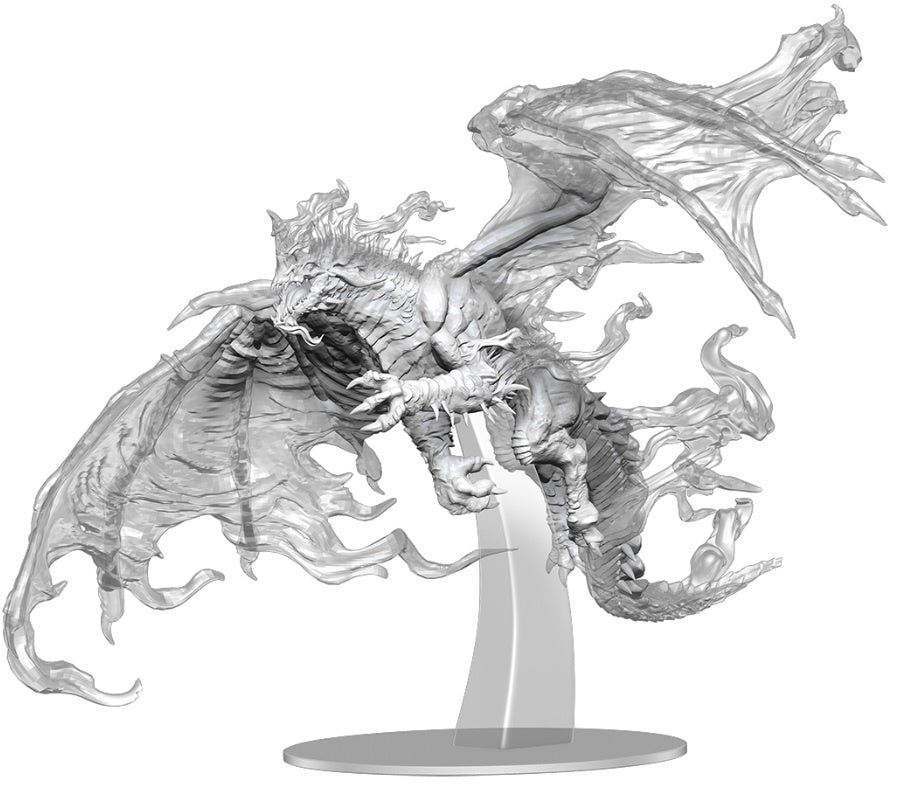 D&D Unpainted Minis Adult Blue Shadow Dragon