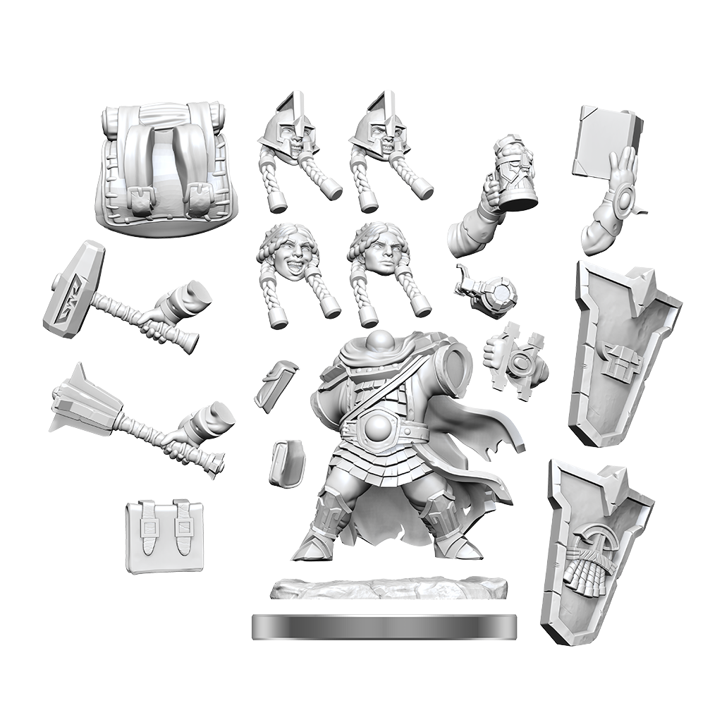 D&D FRAMEWORKS WV1 Dwarf Cleric Female