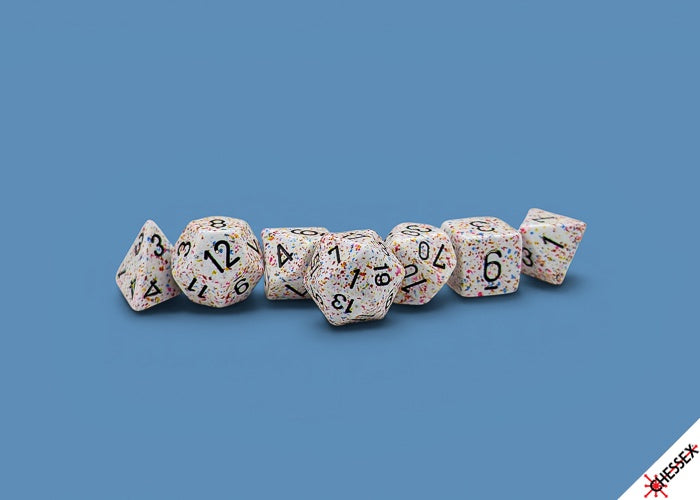 Speckled 7-die Set Polyhedral Birthday