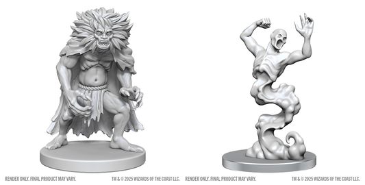 D&D Unpainted Minis Wv28 Classic Wight & Classic Wraith