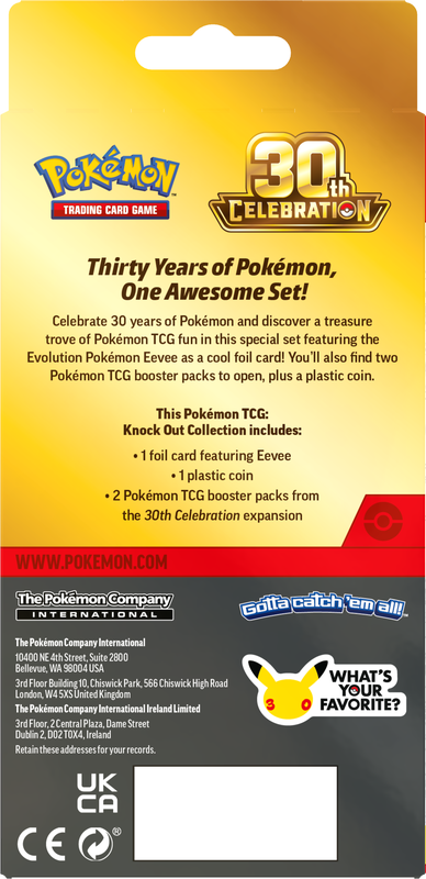 Pokemon 30th Celebration Knock Out Collection (EN)