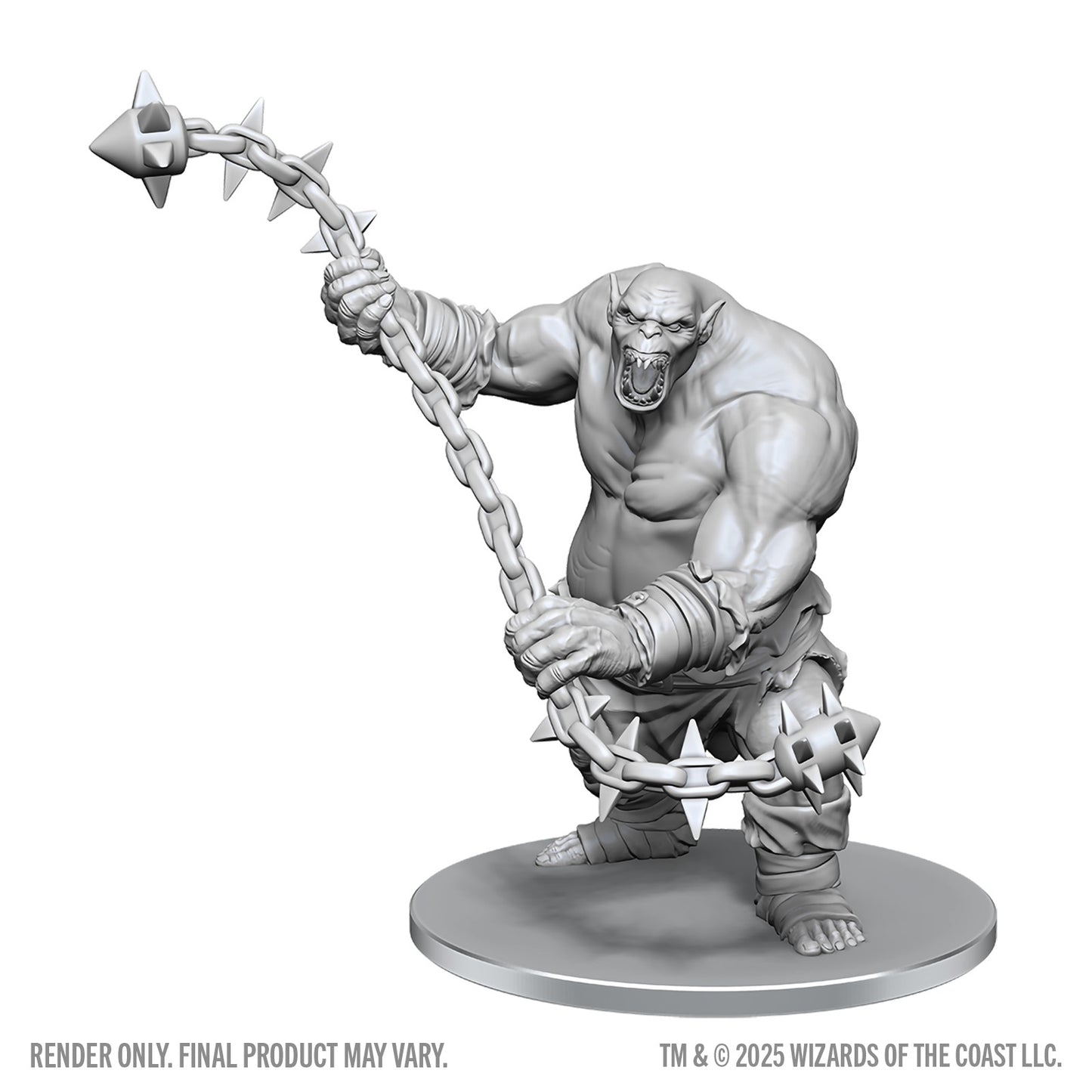 D&D Unpainted Minis Wv28 Ogre Chain Brute