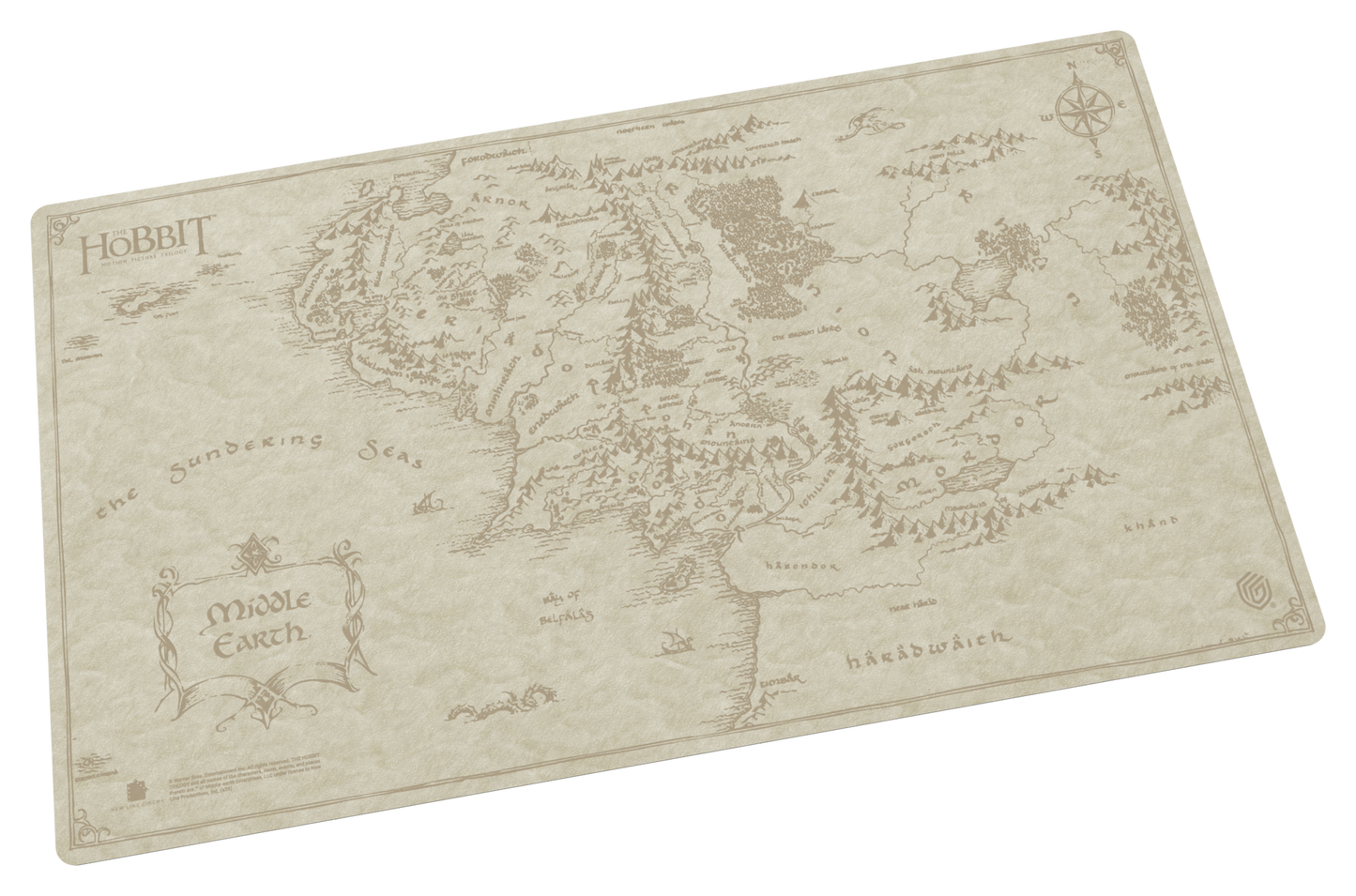 UG Playmat Sophoskin The Hobbit Map - Middle-earth