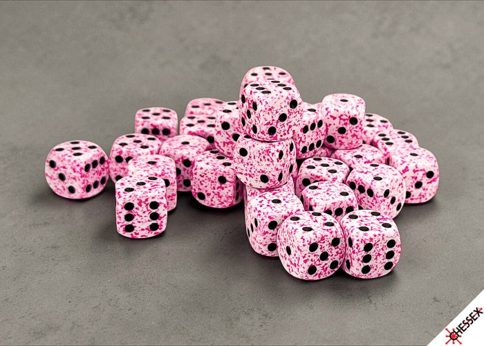 Speckled 36d6 Pink 12mm