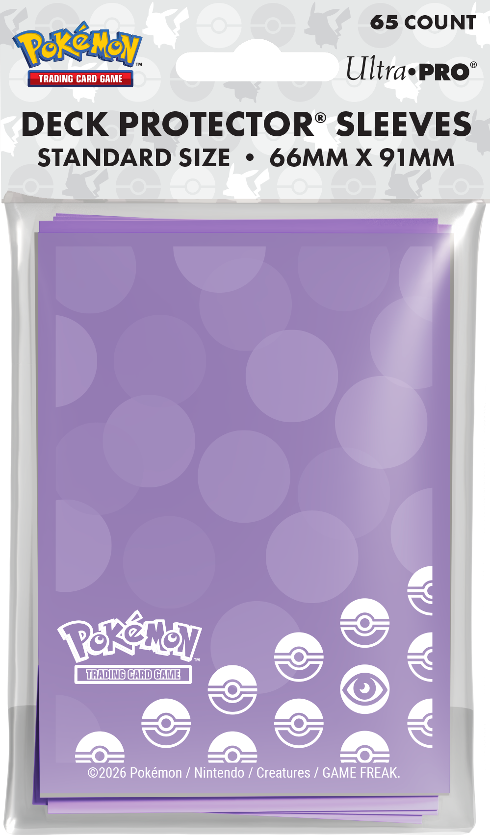 UP D-PRO Pokémon Energy Psychic Type 65ct