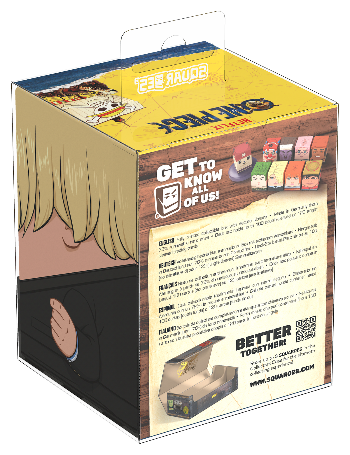 Squaroes Netflix One Piece Wv1 Sanji