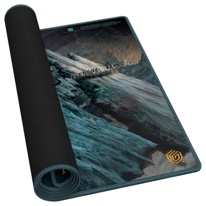 UG Playmat The Hobbit - Goblin Town Concept Art 01