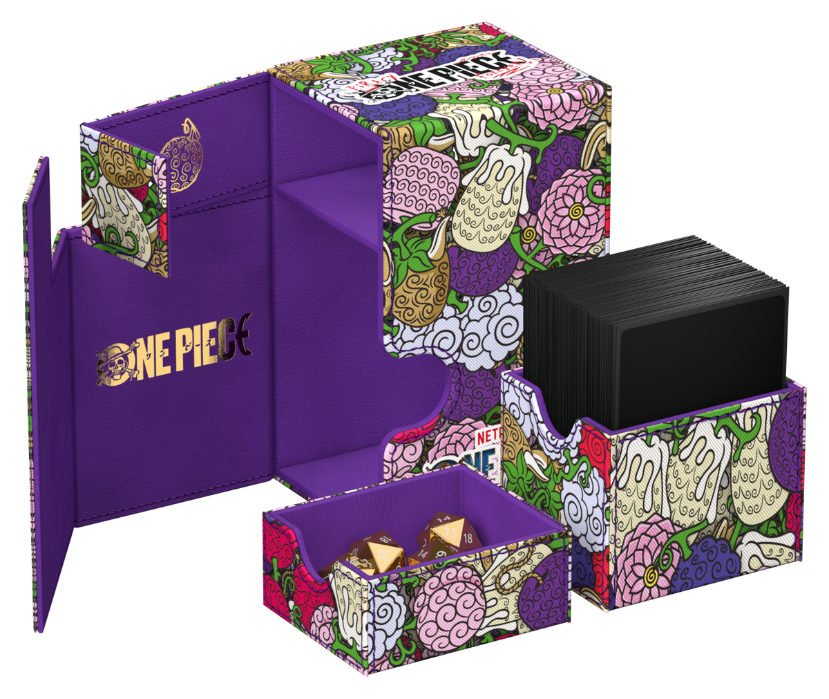 Ultimate Guard Flip N Tray Deck Case Xenoskin 80+ One Piece - Devil Fruits Pattern