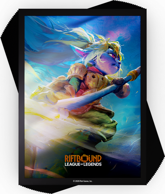 Riftbound TCG Unleashed Art Sleeves Poppy 100ct
