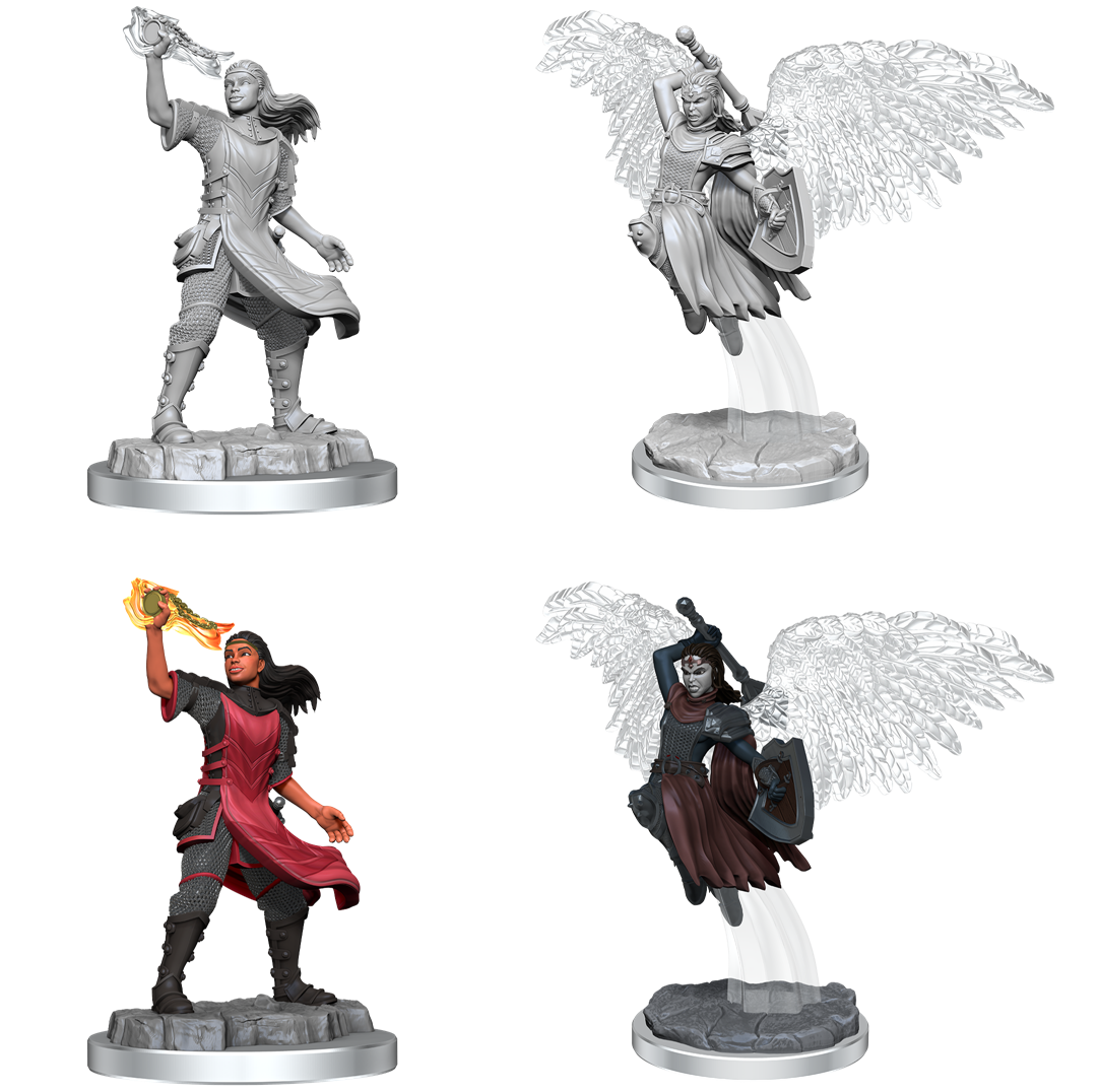 D&D Unpainted Minis WV20 AASIMAR Cleric Female