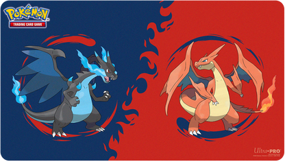 Up Playmat Pokemon Mega Charizard X & Mega Charizard Y