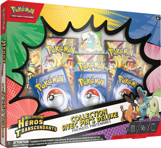 Pokemon TCG ME2.5 Ascended Heroes First Partners Deluxe Pin Collection (FR)