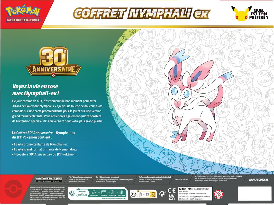 Pokemon French 30th Celebration Sylveon Ex (FR)